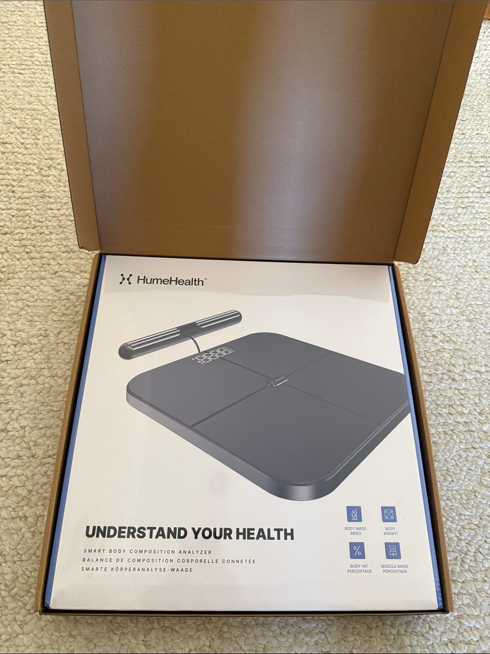 Hume Health Smart Body Composition Analyzer - Black